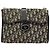 Borsa a Spalla in Tela Trotter Christian Dior Blu Auth ep6005 Blu navy - vista 2