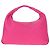 Autre Marque BORSA Hobo INTRECCIATO IN PELLE ROSA ARGENTO AUTH 143823V - vista 13