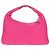 Autre Marque BORSA Hobo INTRECCIATO IN PELLE ROSA ARGENTO AUTH 143823V - vista 2
