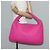 Autre Marque BORSA Hobo INTRECCIATO IN PELLE ROSA ARGENTO AUTH 143823V - vista 23