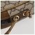 Borsa a Spalla GUCCI GG Plus Supreme in Pelle PVC Beige Oro Auth th6320 D'oro - vista 6