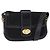 Céline Borsa a Spalla Celine C Sulky in Tela Nera e Oro Auth BA6371 Nero D'oro