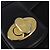 Céline Borsa a Spalla Celine C Sulky in Tela Nera e Oro Auth BA6371 Nero D'oro - vista 14