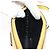Saffiano Borsa a Spalla PRADA in Pelle Safiano Gialla Argento Auth 142941 Giallo - vista 20