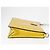 Saffiano Borsa a Spalla PRADA in Pelle Safiano Gialla Argento Auth 142941 Giallo - vista 3