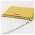 Saffiano Borsa a Spalla PRADA in Pelle Safiano Gialla Argento Auth 142941 Giallo - vista 6