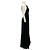 Satinabendkleid mit Neckholder und schwarzen Strasssteinen von Genny - Ansicht 2