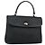 BALLY Borsa a mano in pelle nera e oro Auth BA6133 Nero D'oro