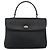 BALLY Borsa a mano in pelle nera e oro Auth BA6133 Nero D'oro - vista 2