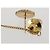 Gemelli e spilla per cravatta Christian Dior in metallo dorato Auth 142069 D'oro - vista 9