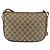 Borsa a Spalla Gucci GG Supreme Web Sherry Line PVC Beige 89 02 077 Auth BA6200 D'oro - vista 3