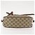 Borsa a Spalla Gucci GG Supreme Web Sherry Line PVC Beige 89 02 077 Auth BA6200 D'oro - vista 9