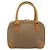 Gucci Borsa a mano Micro GG Supreme in PVC beige e oro 000 94 0030 Auth BA6124 D'oro - vista 3