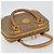 Gucci Borsa a mano Micro GG Supreme in PVC beige e oro 000 94 0030 Auth BA6124 D'oro - vista 6
