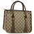 Borsa Gucci GG Supreme Web Sherry Line PVC Beige 58 02 039 Auth th6355