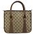 Borsa Gucci GG Supreme Web Sherry Line PVC Beige 58 02 039 Auth th6355 - vista 3