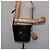 Borsa a Spalla Intrecciata GUCCI in Pelle Nera e Oro 001 33 0998 Auth 144140 Nero D'oro - vista 22