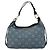 Borsa a Spalla Salvatore Ferragamo in Tela Blu Oro Auth sw1326 D'oro - vista 2
