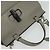 GUCCI Bamboo Daily Handtasche Leder 2way Grau Silber 370831 Auth BA4687 - Ansicht 6