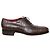 Prägeleder-Schuhe von Salvatore Ferragamo Braun