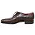 Prägeleder-Schuhe von Salvatore Ferragamo Braun - Ansicht 6
