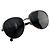 Timeless Chanel Gafas de sol de metal con cadena negras Negro