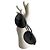Timeless Chanel Gafas de sol de metal con cadena negras Negro - vista 10