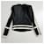 Balmain Lederjacke Schwarz Weiß  - Ansicht 4