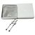 Orecchini pendenti in cristallo di strass argento con logo Christian Dior Silver hardware - vista 2