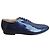 Derbies Acne Studios em couro azul marinho