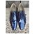 Derbies Acne Studios em couro azul marinho - vista 2