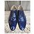 Derbies Acne Studios em couro azul marinho - vista 5