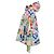 Giacca da sci in piuma stampata Moncler Grenoble Belpeit in nylon multicolore - vista 2