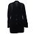 Blazer de un solo botón en terciopelo negro Alexander Wang