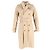 Apc A.P.C Abrigo Trench Greta en Algodón Beige