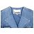 Ganni Cutline Fitted Blazer in Light Blue Denim - view 5