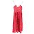 Self portrait Azalea Midi Kleid von Self-Portrait aus rotem Polyester