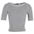 Top de algodón gris con detalles de botones Chloé - vista 3