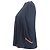 Ba&sh Tracy Bestickte Bluse aus Navy Blue Lyocell Blau Marineblau - Ansicht 2