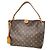 Borsa a Spalla Graceful PM Monogramma Louis Vuitton Marrone Rosa