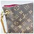 Borsa a Spalla Graceful PM Monogramma Louis Vuitton Marrone Rosa - vista 10