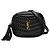 Bolsa de câmera Lou Monogram em couro de bezerro matelassado preto com estampa de bolinhas Saint Laurent