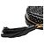 Bolsa de câmera Lou Monogram em couro de bezerro matelassado preto com estampa de bolinhas Saint Laurent - vista 7