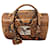 Bolso Gucci Lady Lock de python marrón Castaño