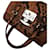 Bolso Gucci Lady Lock de python marrón Castaño - vista 3