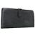 Louis Vuitton schwarze Epi-Leder Geldbörse im Bifold-Format