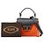 Borsa a mano/spalla Tod's T Timeless Nero Beige Arancione - vista 9