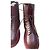 Botines Marsèll de piel rojo oscuro Burdeos