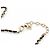 NEUE CHANEL CC LOGO CHOKER HALSKETTE ABA006 2023 BOX BEUTEL Golden - Ansicht 6