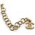 NUOVO COLLIER CHOKER CHANEL LOGO CC CON STRASS E PERLE NERE IN LEGNO D'oro - vista 9